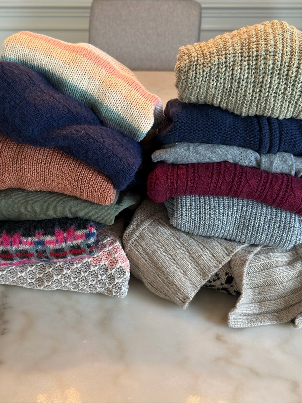 Women’s Multicolor & Neutral Sweater Bundle of 12 - Assorted Styles